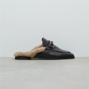 Zara Open Back Lined Loafers